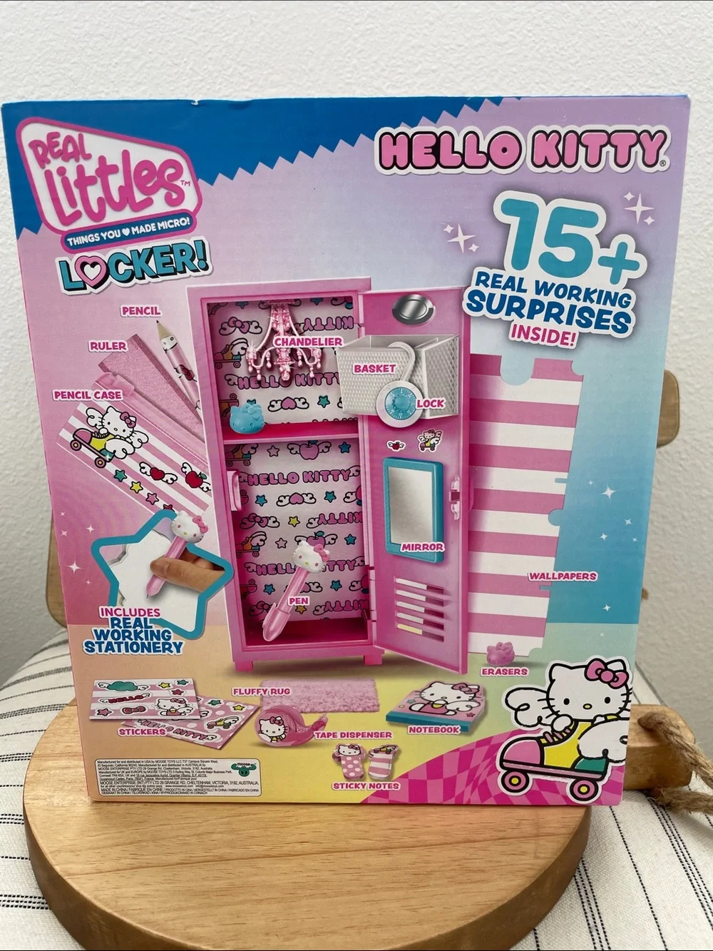 SALE! 50% Off NWT Hello Kitty Pink Mini Locker Playset with Blue Lock Accent